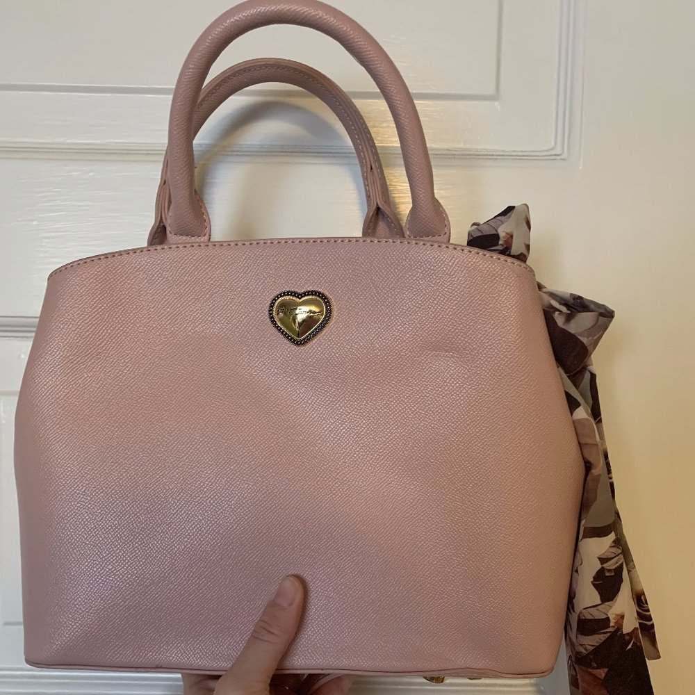 Betsey Johnson Purse with Matching Scarf